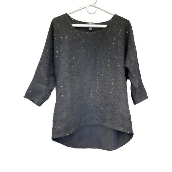 Alfani‎ Women’s XS Black Sequined Sweater - Picture 5 of 6